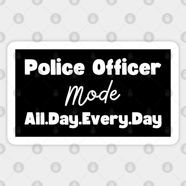 Police Officer Gift Sticker by HobbyAndArt